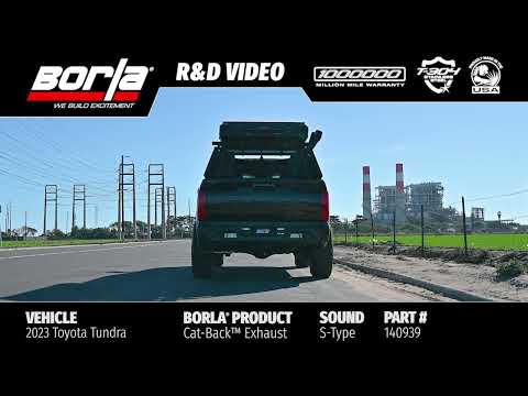 Borla Exhaust for 2022+ Toyota Tundra