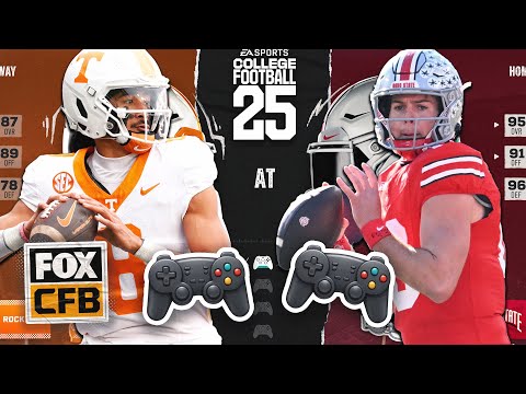 Tennessee Volunteers vs. Ohio State Buckeyes | 2024 CFP | College Football 25 Simulation