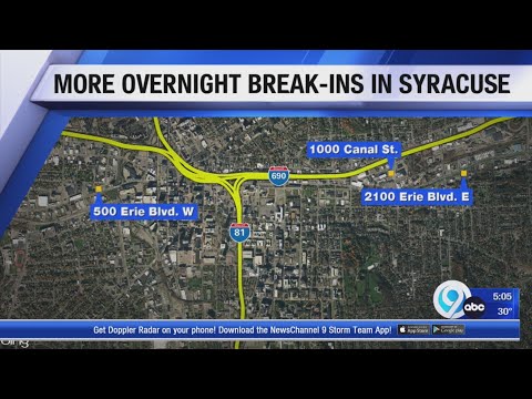 More overnight break-ins in Syracuse