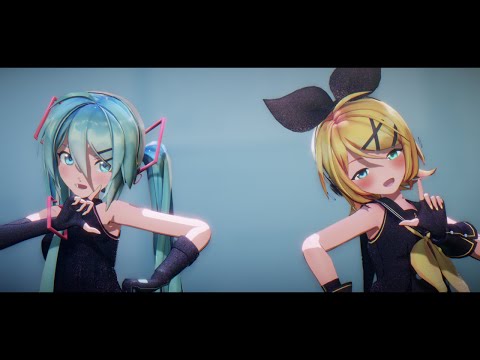 【MMD】LADY CRAZY 【Sour式初音ミク,鏡音リン/Sour Hatsunemiku Kagamine Rin】