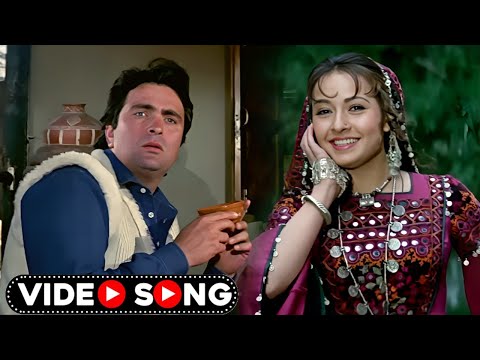 Lata Mangeshkar : Bedardi Tere Pyar Ne Diwana Kar Diya | Rishi Kapoor Song | Heena (1991) | Old Song