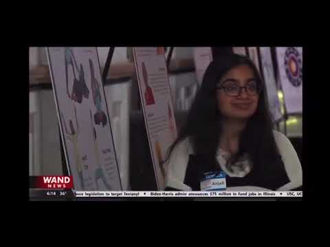 WAND TV News Coverage of Darshana event at Illinois state capitol building