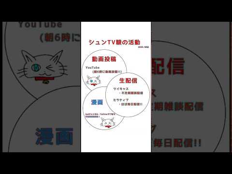 シュンTV駿の活動(2020.1時点)