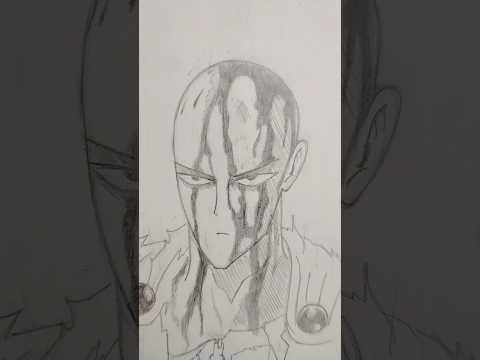 Drawing Saitama | one punch man #onepunchman #saitama #anime