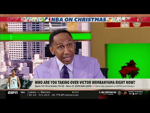 FIRST TAKE | Stephen A. Smith claims Wemby will be the NEXT FACE OF NBA when LeBron retire