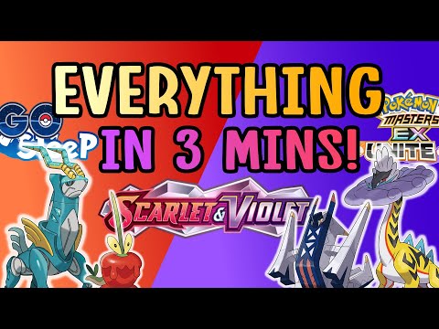 EVERYTHING you NEED to know from Pokemon Presents IN 3 MINUTES!