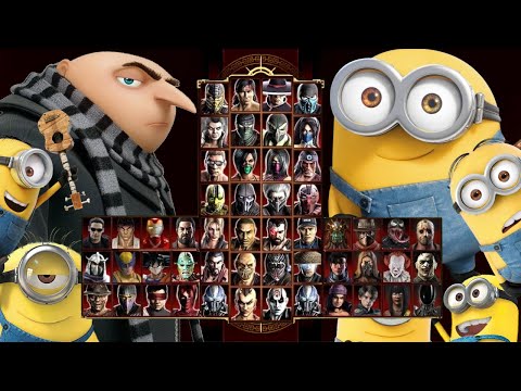 Mortal Kombat 9 - GRU & MINIONS MOD - Expert Arcade Ladder - Gameplay @ (1080p) - 60ᶠᵖˢ ✔