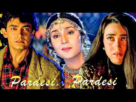 Maine Tumko Chaaha Tumse Pyaar Kiya - Pardesi Pardesi (Lyrical) | Raja Hindustani | Heart Break Song