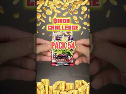 🎉 $1K Pokémon Pack Challenge! 🎉