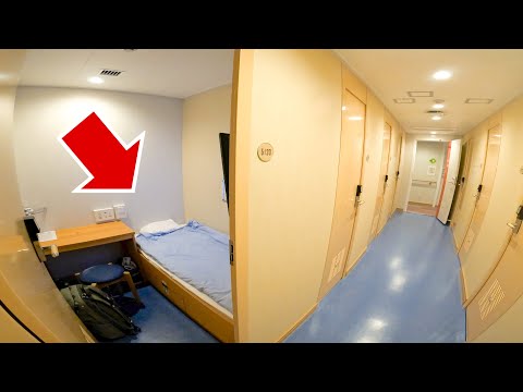 Private Capsule room on Japan's Overnight Ferry | Yokosuka to Shinmoji　新造船　東京九州フェリー”はまゆう”