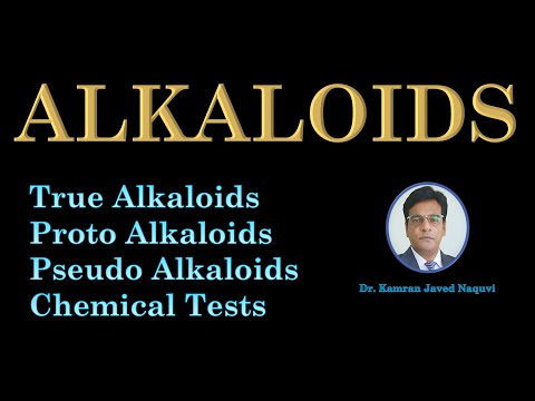 Classification of Alkaloids || Chemical Tests of Alkaloids || Alkaloids pharmacognosy