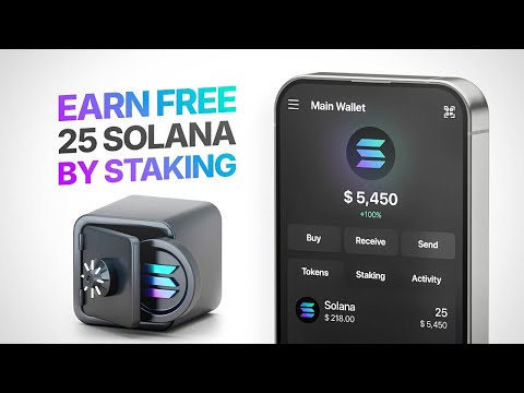 Earn Free 25 SOL 🎯 | Step-by-Step Solana Staking Guide | Fast Rewards in 5 Minutes