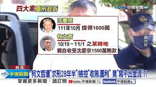 柯文哲遭"求刑28年半"!檢控"收賄.圖利" 竟"寫不出金流"?!│中視新聞 20241227