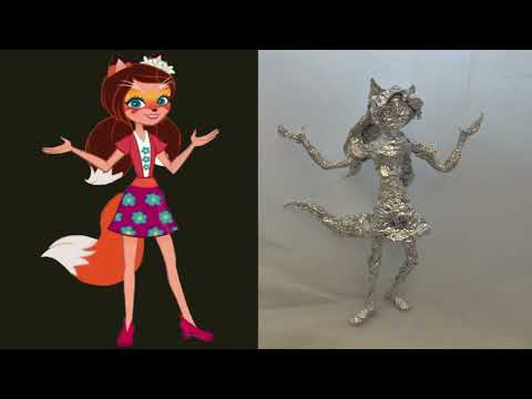 Felicity Fox - Aluminum Foil Sculpture