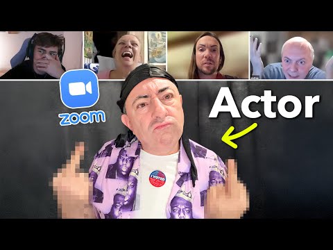 Hiring Actors to Troll Zoom Classes (again)