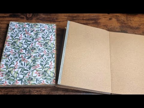 Simple & Quick Accordion Journal/Notebook - No Sew Project