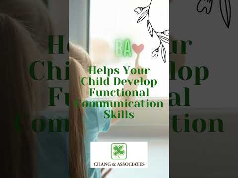 ABA helps your child develop functional communication skills