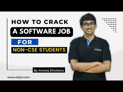 How to Crack a Software Job for Non-CSE Students - Must Watch