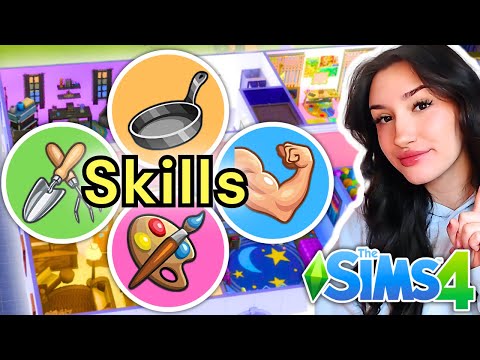 Every rooms a different SKILL in The Sims 4