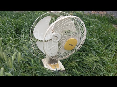 full Restoration & Repair Table Fan  \\  Fan lubrication