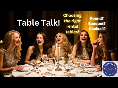 Table Talk: The Event Rental Table Secrets You Need To Know