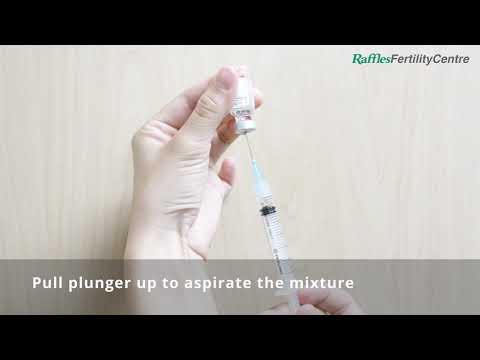 Raffles Fertility Centre: Step-By-Step Instruction for Menopur Injection