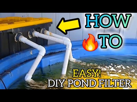 Easy DIY TOTE Pond Filter! (Helps With WATER CHANGES & ALGAE  BLOOMS)