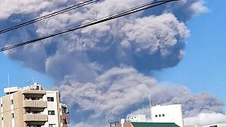 Japanese VOLCANO Sakurajima has Awakened! The Sakurajima eruption, Kagoshima, Kyushu, Japan