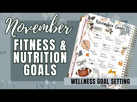 November Fitness and Nutrition Goals | Plan With Me