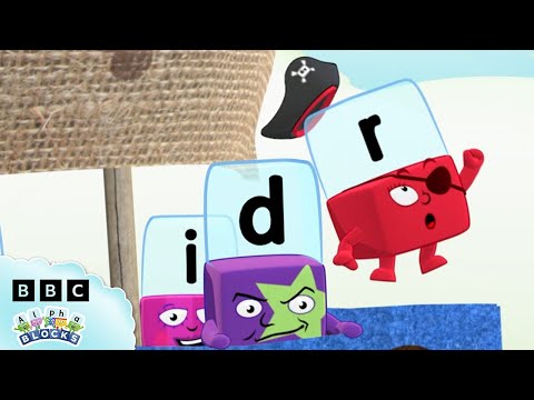 🏴‍☠️ Pirate Fun with Alphablock R! | Letter of the Week | Learn to Spell | @officialalphablocks