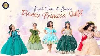 Disney Princess Outfits | Kids Wear | Princess Dress with accessories #rajkumaridulap #princessdress