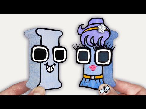 Cool Craft | Paper Alphabet Lore I+I 💙