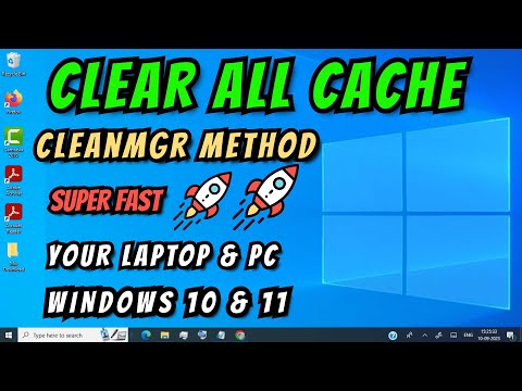 (Cleanmgr Method) How to Clear ALL CACHE JUNK From Laptop and PC ( Any Windows )