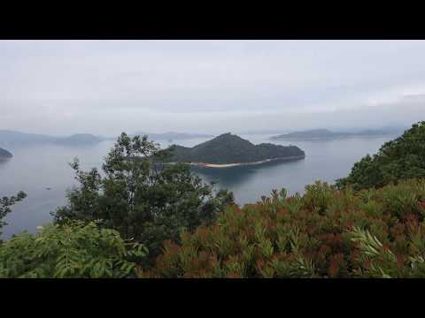 日本廣島縣兔子島(大久野島)展望台