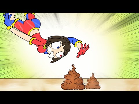 The Girl Who Could Poop Anything! Pomni's CRAZY Poop Hill Adventure Hilarious Cartoon