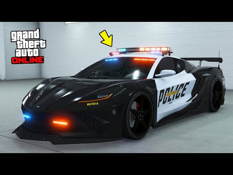 GTA 5 - Invetero Coquette D10 Pursuit (Chevy Corvette C8) - DLC Vehicle Customization | Drip Feed