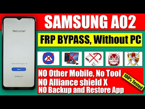 Samsung A02 FRP Bypass Without PC | Android 11/12 Google FRP Unlock