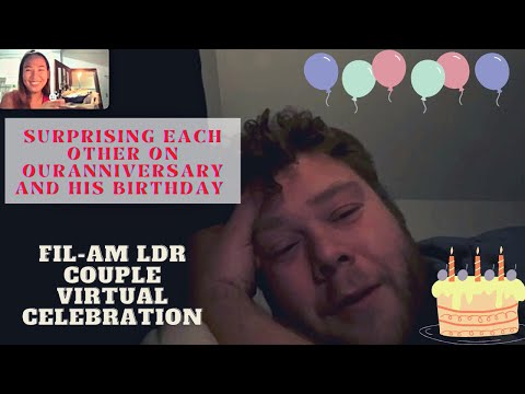 Our Virtual Anniversary and His Birthday | Surprising Each Other❤️