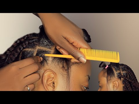 For Beginners Only: Natural Kinky Braiding, Easy & Quick Method Very Detailed.