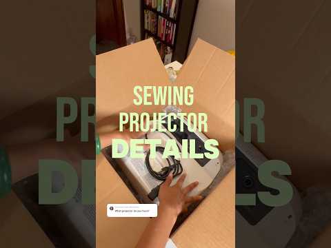 For those who were wondering! #sewingprojector #sewing