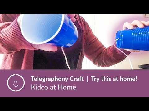 Telegraphony Craft Activity for Kids | Try This At Home 🙌