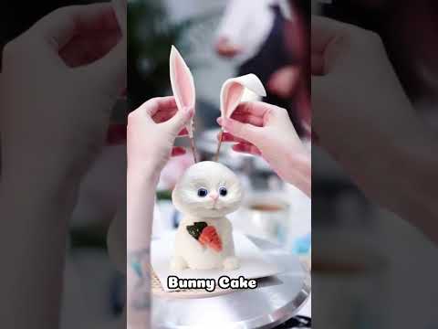 107-Cartoon shaped cake, this cute bunny #desset #cake #food #shorts