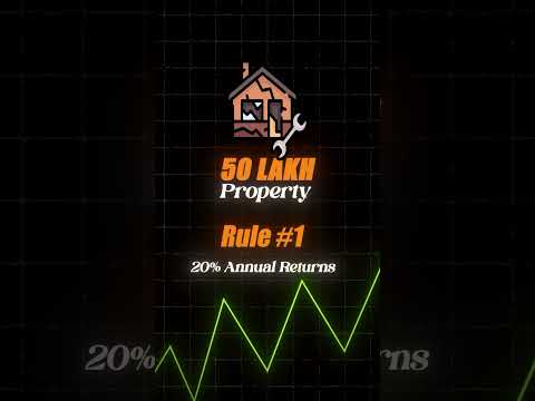 From ₹50 Lakhs to ₹10 Crores: Master the Art of Property Flipping! 🚀 #financialmarket