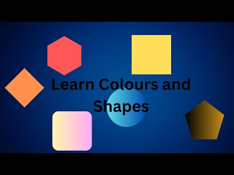 Fun Learning : Shapes and Colors for Kids !!!