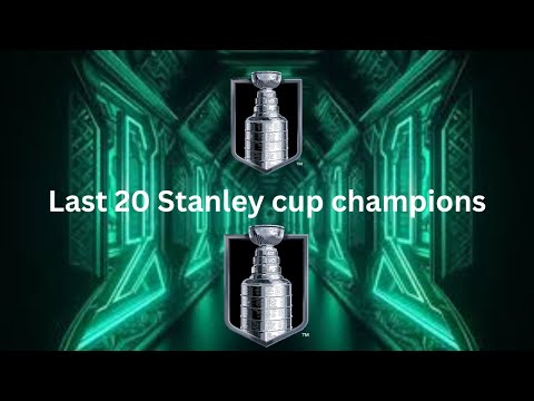 Last 20  Stanley cup champions