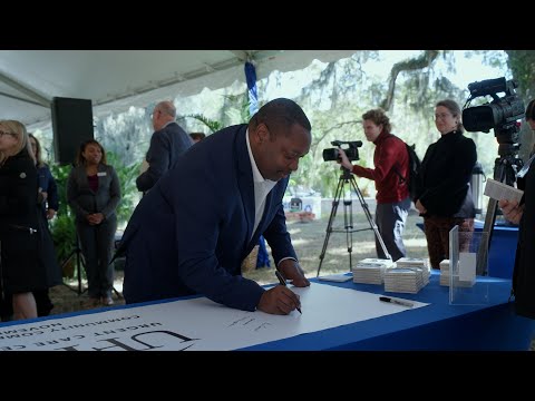 UF Health Urgent Care Center – Eastside Commemorative Signing