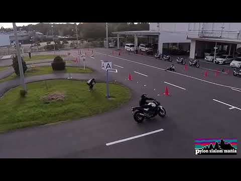 【NC750L】アダチインストラクター　コーススラローム　（P１）