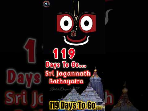 119 Days To Go Sri Jagannath Rathayatra 2024 #rathayatra2024 #jagannathtemple #riderdeepak007