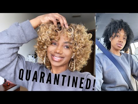 Black to Blonde in 15 Minutes! #QuarantineChronicles