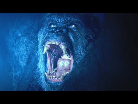 Godzilla vs. Kong / Kong vs Godzilla Fight Scene (Hong Kong Battle) | Movie CLIP 4K